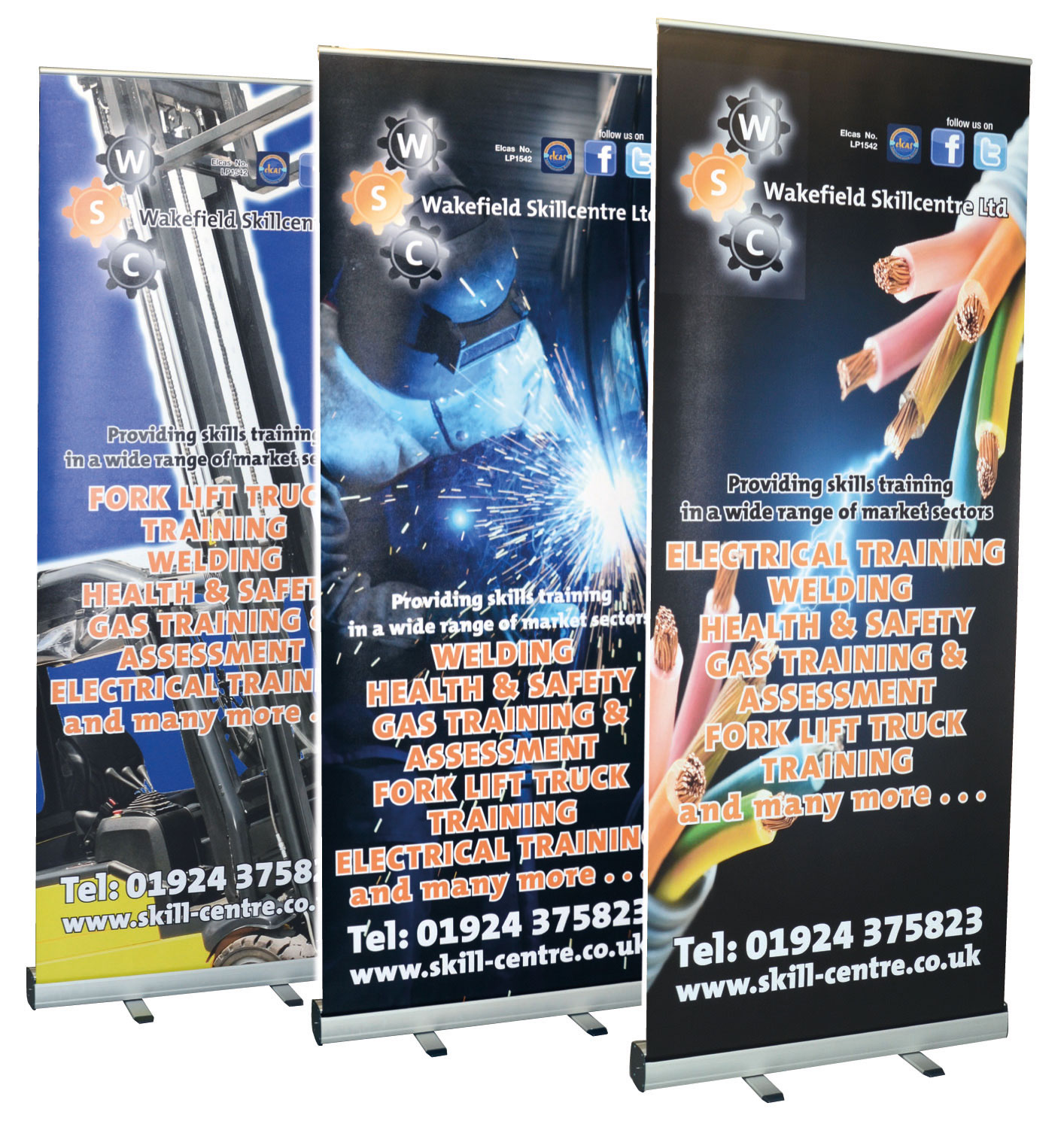Pull up or pop up banners ideal for shows and fayres, trade stands etc. designed and manufactured nr Lincolnshire